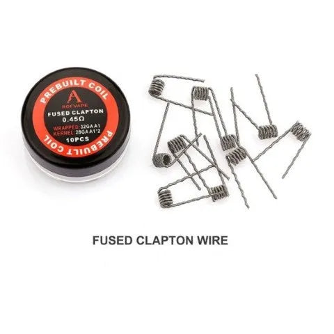 Rofvape Premade Fused Clapton Coils | 0.45Ohm 10pcs | bearsvapes.co.uk