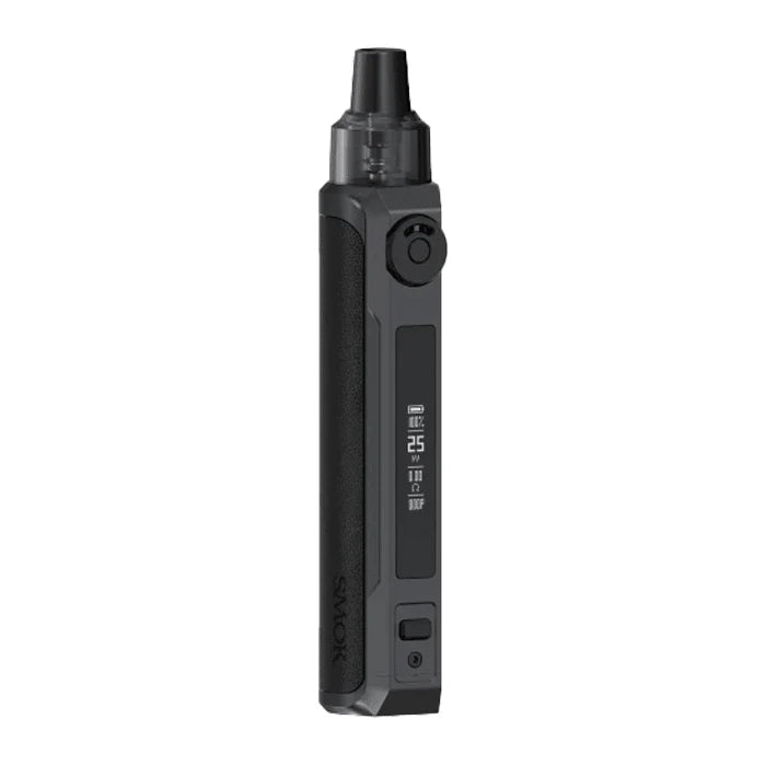 Black Leather Smok RPM 25W Pod Vape Kit on a white background