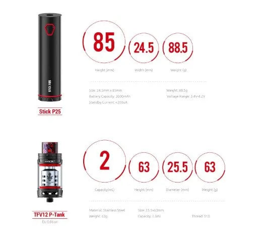 Smok Stick P25 Prince Stick Vape Kit | ONLY £22.95 | bearsvapes.co.uk
