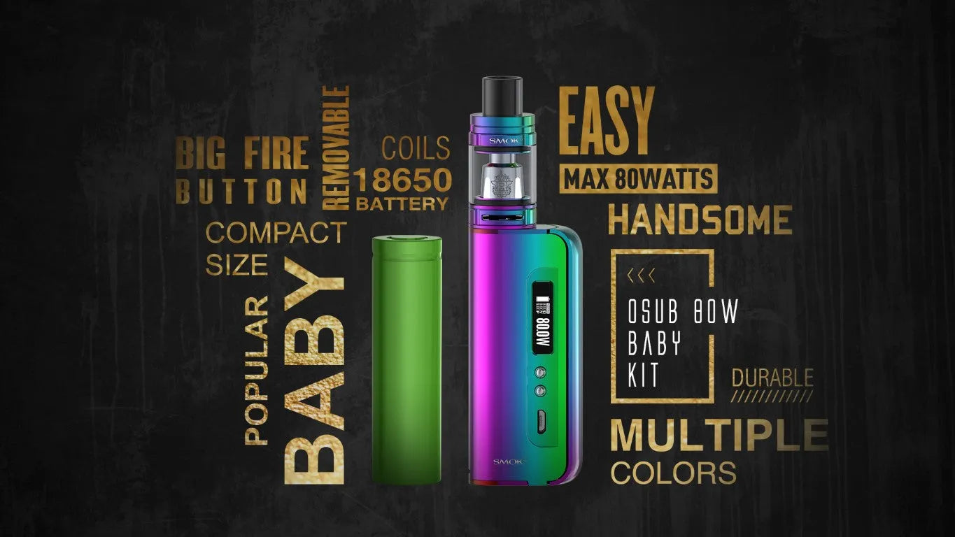 Smok Osub Baby Vape Kit - FREE 18650 Battery | bearsvapes.co.uk