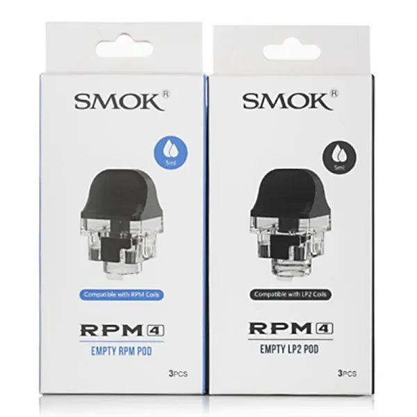 Smok RPM4 Replacement Pods | RPM or LP2 Coils 3pk | bearsvapes.co.uk