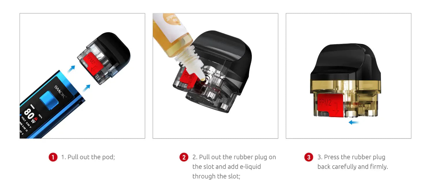Smok RPM2 Replacement Pods | RPM & RPM2 3 Pack | bearsvapes.co.uk