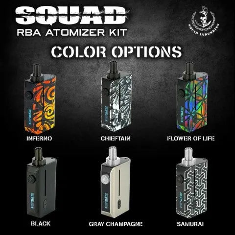 Squid Industries Squad Vape Kit | 1300mAh AIO | bearsvapes.co.uk - Bear's Vapes Squid Industries Squad Vape Kit | 1300mAh AIO | bearsvapes.co.uk - Bear's Vapes