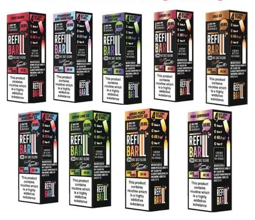 Refill Bar Nic Salts 4 for 3 Offer | bearsvapes.co.uk