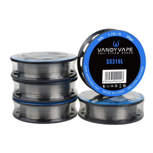 Vandy Vape Stainless Steel SS316L Coil Wire | bearsvapes.co.uk