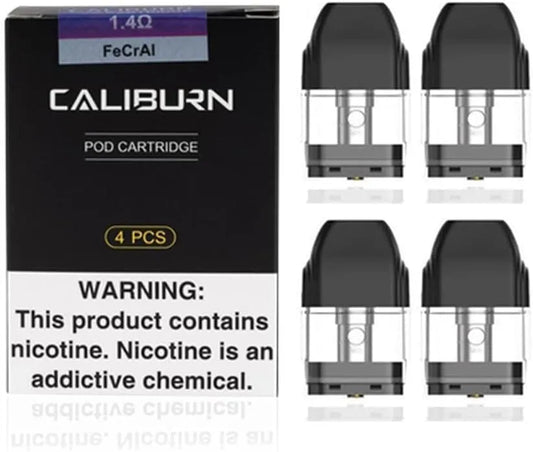 Uwell Caliburn Replacement Pods 4pk | bearsvapes.co.uk