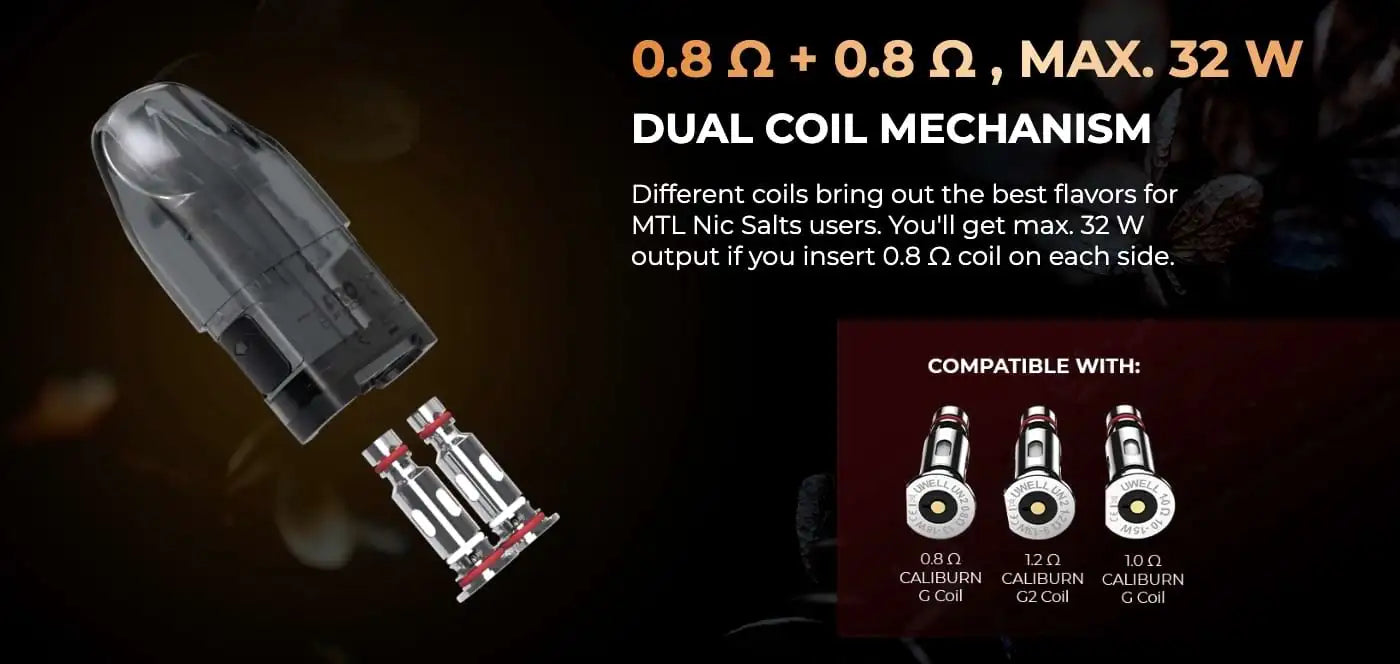 Uwell Caliburn Explorer Pod Kit | DUAL POD KIT | bearsvapes.co.uk