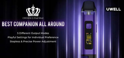 Uwell Crown D Pod Vape Kit DTL & RDTL Pod Kit  | bearsvapes.co.uk