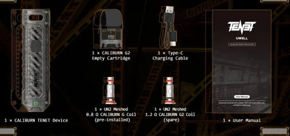 Uwell Caliburn Tenet Pod Vape Kit | NOW ONLY £15.95 | bearsvapes.co.uk