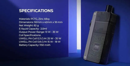 Uwell Crown B Pod Vape Kit | 50% OFF - ONLY £17.45  | bearsvapes.co.uk