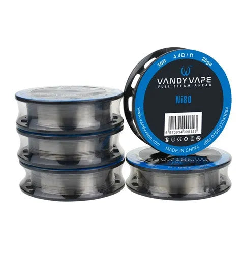 Vandy Vape Ni80 Wire | 30ft or 100ft Spool | bearsvapes.co.uk