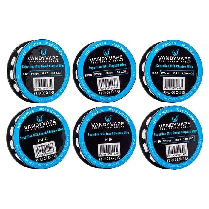 Vandy Vape Clapton & Fused Clapton Wire | bearsvapes.co.uk - Bear's Vapes Vandy Vape Clapton & Fused Clapton Wire | bearsvapes.co.uk - Bear's Vapes