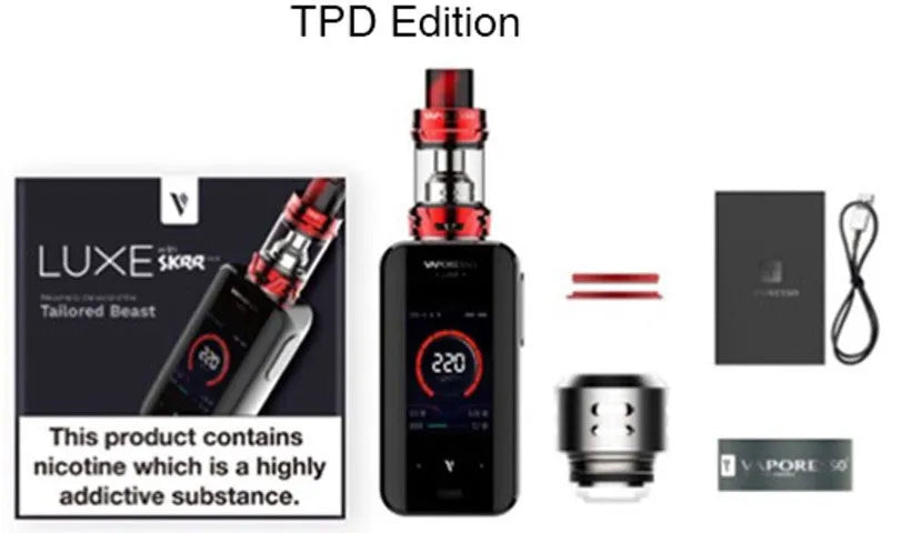 Vaporesso LUXE Vape Kit - SKRR Tank | bearsvapes.co.uk