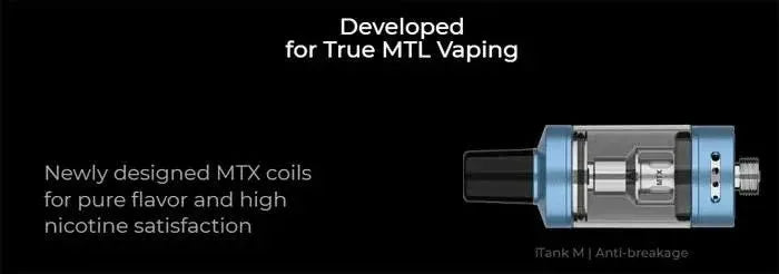 Vaporesso iTankM Vape Tank | 2ml MTL Vape Tank | bearsvapes.co.uk