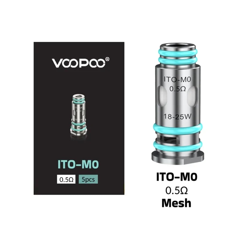 Voopoo ITO coils - 5 Pack Argus & Doric Compatible | bearsvapes.co.uk - Bear's Vapes Voopoo ITO coils - 5 Pack Argus & Doric Compatible | bearsvapes.co.uk - Bear's Vapes