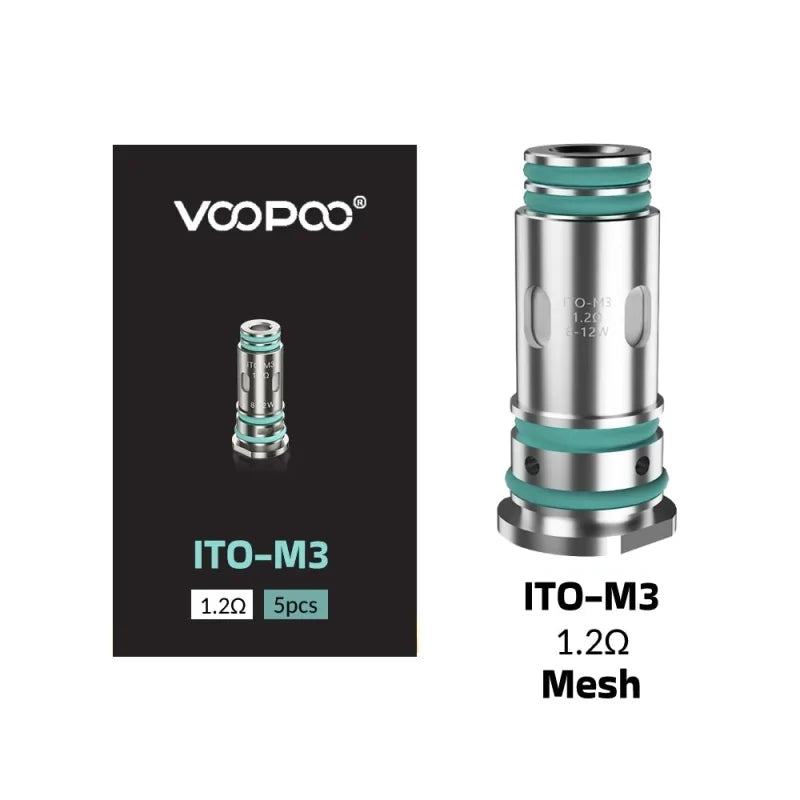 Voopoo ITO coils - 5 Pack Argus & Doric Compatible | bearsvapes.co.uk - Bear's Vapes Voopoo ITO coils - 5 Pack Argus & Doric Compatible | bearsvapes.co.uk - Bear's Vapes