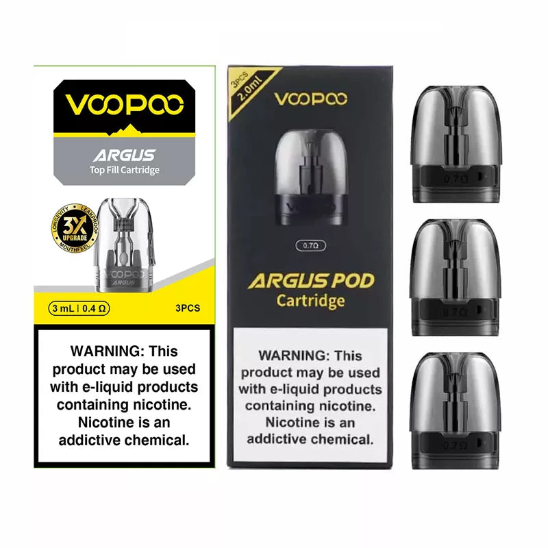 Voopoo Argus Pods 0.4, 0.7 or 1.2 Ohm or Empty ITO | bearsvapes.co.uk - Bear's Vapes Voopoo Argus Pods 0.4, 0.7 or 1.2 Ohm or Empty ITO | bearsvapes.co.uk - Bear's Vapes