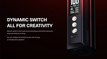 Voopoo Drag M100S Vape Kit | FREE 21700 Battery | bearsvapes.co.uk
