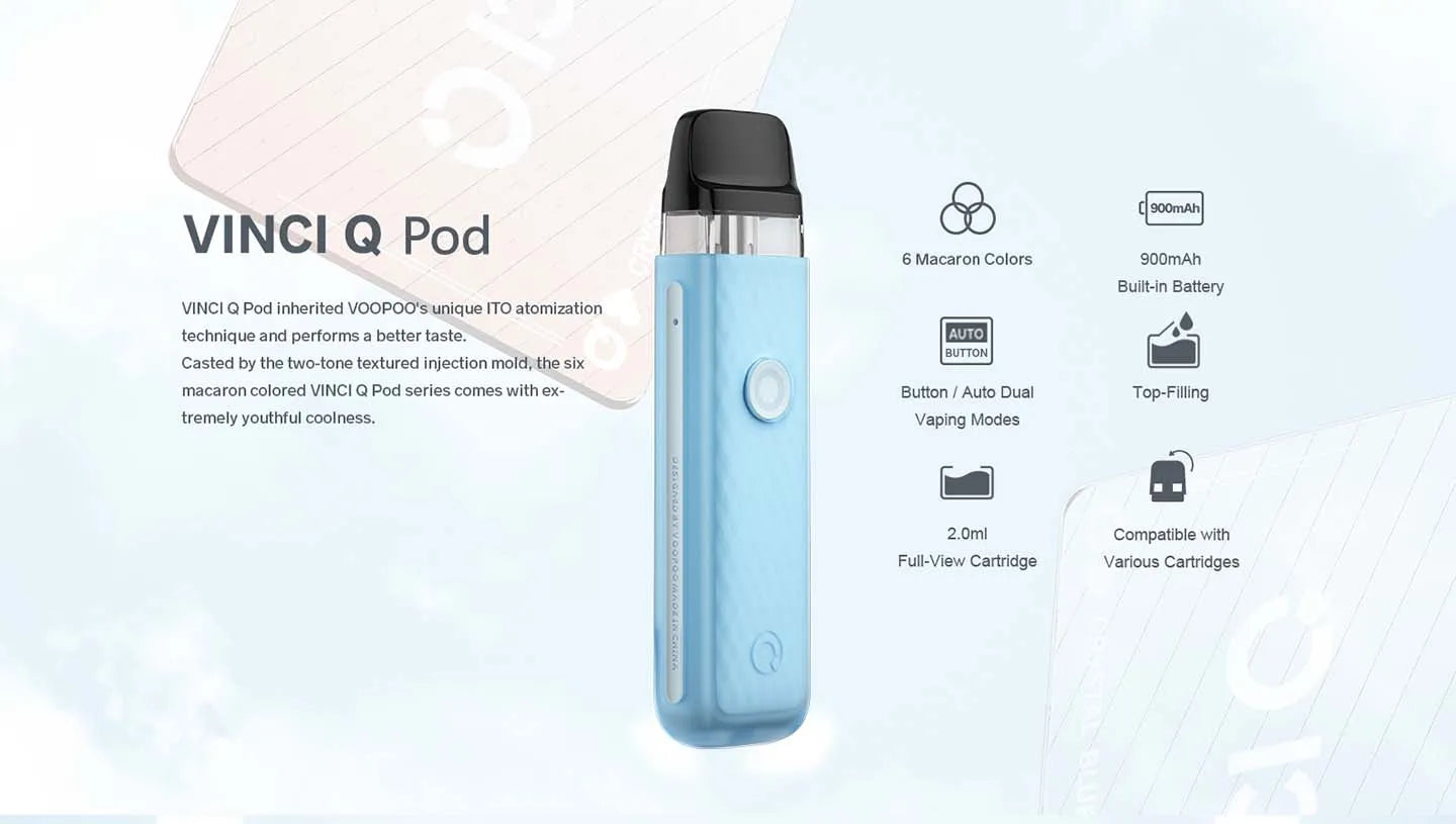 Voopoo Vinci Q Pod Vape Kit Twin Set | bearsvapes.co.uk