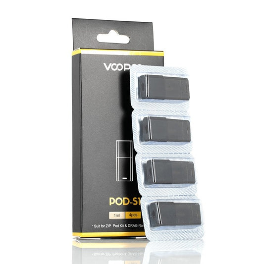 Voopoo Drag Nano Replacement S1 Pods 4pcs | bearsvapes.co.uk