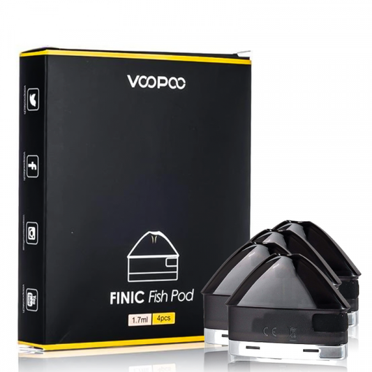 Voopoo Finic Fish Replacement Pods 1.6ohm 4pcs | bearsvapes.co.uk