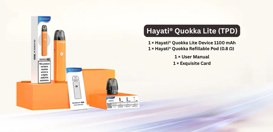 Hayati Quokka Lite Pod Kit | RDL MTL Starter Kit | bearsvapes.co.uk