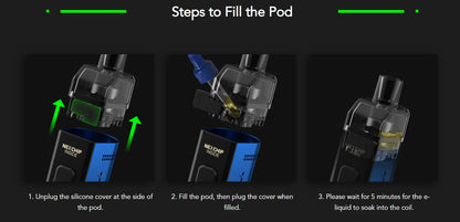 Instructions on how to fill the Wotofo Manik SMRT Pod Kit