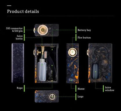 Wotofo Stentorian Ram Mechanical Squonk Mod | bearsvapes.co.uk