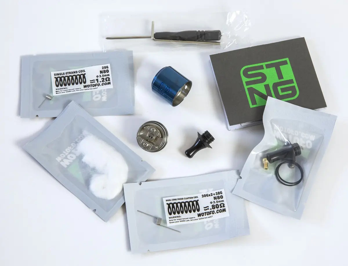 Wotofo STNG MTL RDA | 22mm BF Single Coil MTL RDA | bearsvapes.co.uk