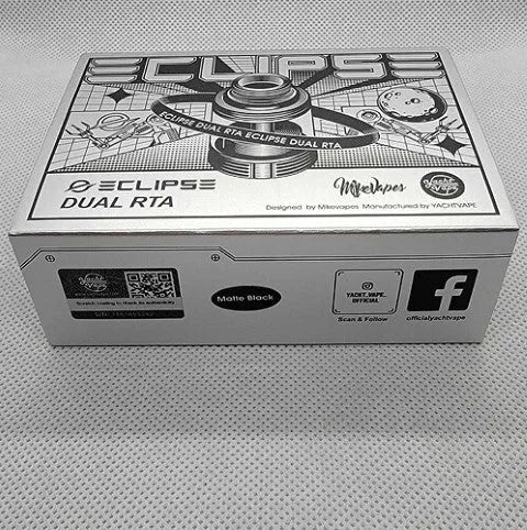 Yachtvape Eclipse Dual RTA | 25mm Dual Coil RTA | bearsvapes.co.uk