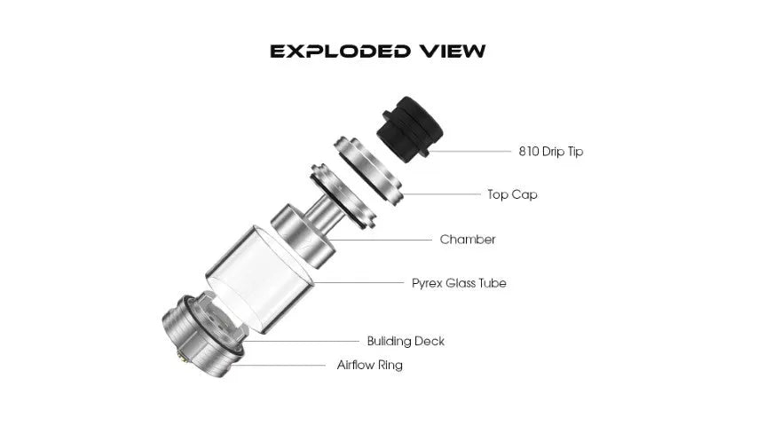 Yachtvape Eclipse Dual RTA | 25mm Dual Coil RTA | bearsvapes.co.uk