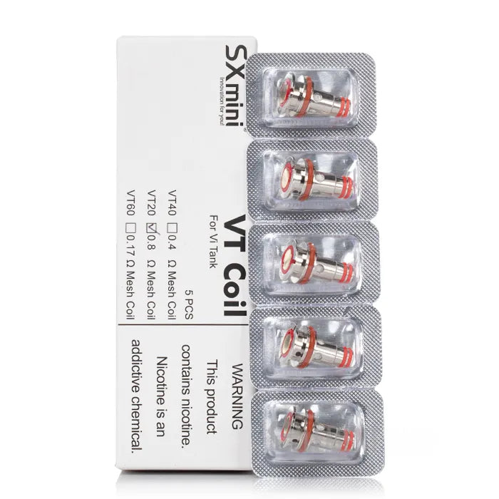 YiHi SX Mini VT Replacement Coils 5pk | bearsvapes.co.uk