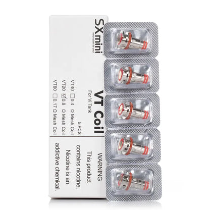 YiHi SX Mini VT Replacement Coils 5pk | bearsvapes.co.uk